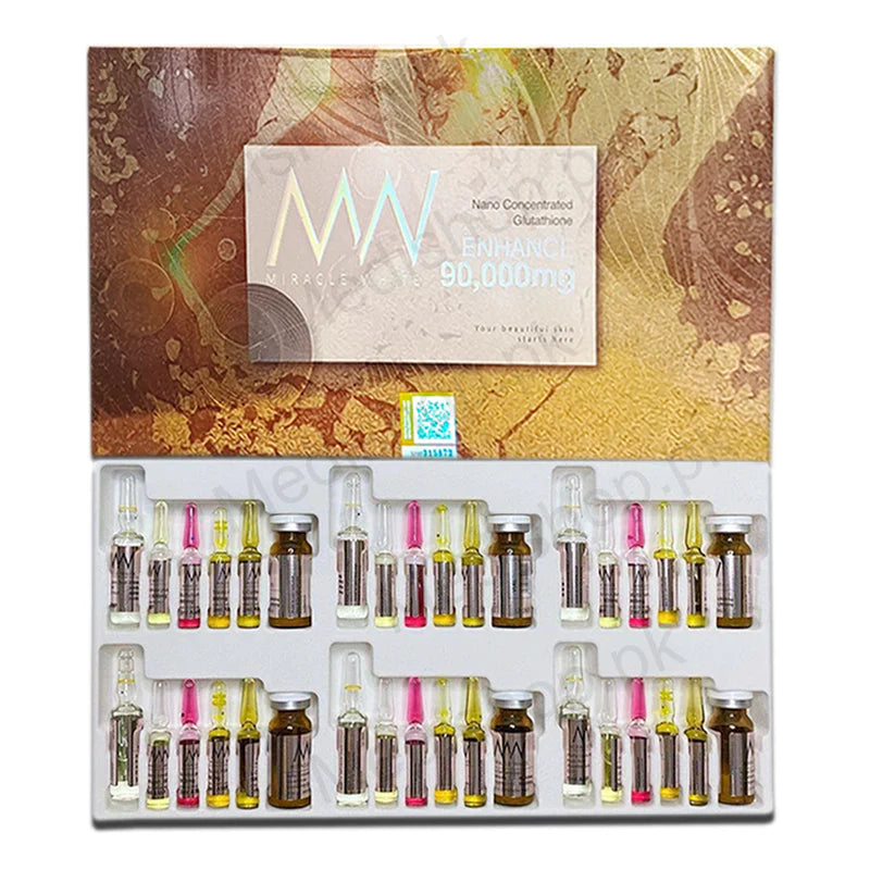 Miracle White Glutathione Injection 90,000mg