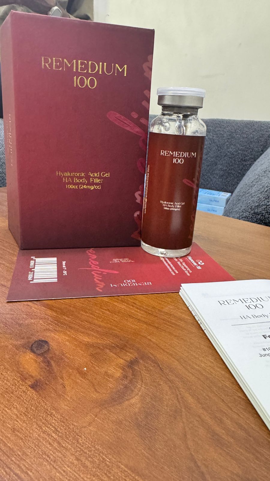 REMEDIUM 100 HA BODY FILLER 100CC (24MG/CC)