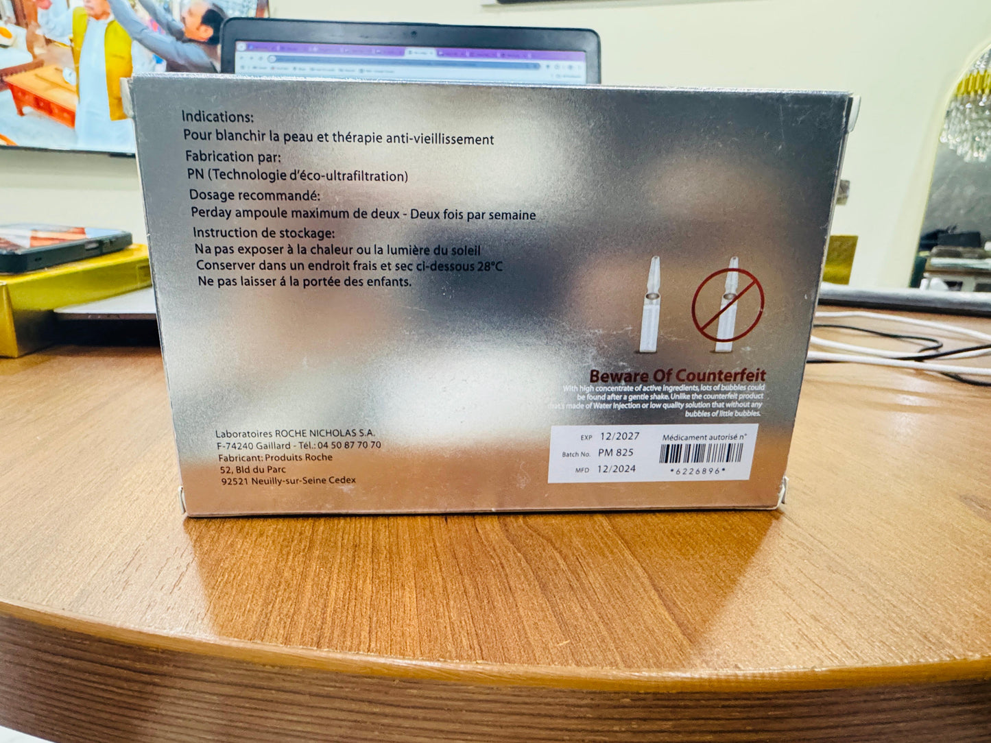 Roche Laroscorbine Platinum E UF PN Injection