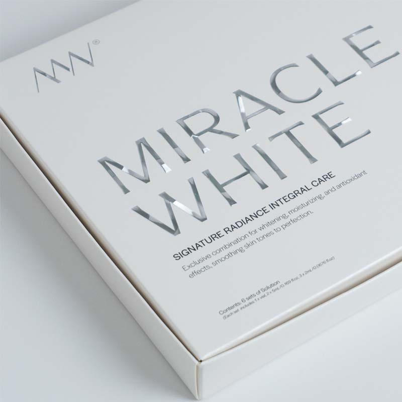 Miracle White 80,000mg Glutathione Injection White Box