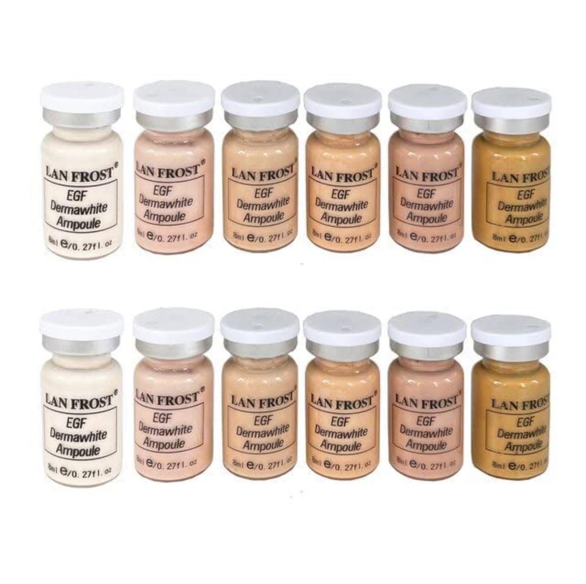 BB Glow Booster Starter Ampoule shades and serums Kit Liquid for Micro needles Treatment